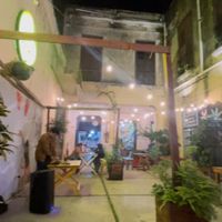 Live DJ in courtyard  at Crush in Merida