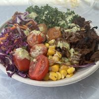 BBQ mushroom brisket  #Veganuary at Cali Press in Randwick