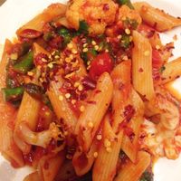 Pasta the chef made for us  at Wynn Hotel - The Buffet in Las Vegas