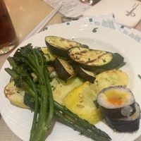 Roasted veg and veg sushi  at Wynn Hotel - The Buffet in Las Vegas