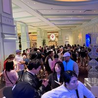 We were told it was 3.5 hour wait but our party of 3 waited only 90 minutes  at Wynn Hotel - The Buffet in Las Vegas