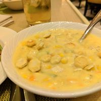 spicy vegan soup at Wynn Hotel - The Buffet in Las Vegas