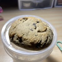 Sorry for the blur, but the cookie is pretty good’ very thick and fluffy. This is the Oreo one.  at Midnight Cookie Co in Seattle