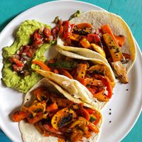 Tacos Pastor Veggie at Xhuba in Playa Zipolite