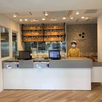 Inside of bakery  at Kamogawa Bakery - Kita in Kyoto