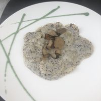 Vegan Truffle-Cream Ravioli (15,90€) at La Terrazza in Valencia
