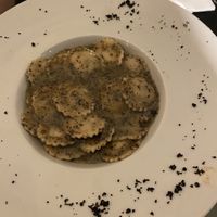 Vegan ravioli   at La Terrazza in Valencia