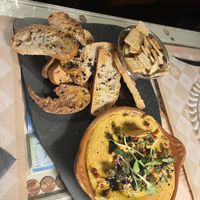 Hummus  at Peso Neto in Bilbao