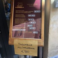 The broccoli pasta is the vegan option   at Pasta Fresca Naldi in Bologna