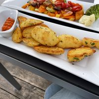 Potatoes with mixed vegetables   at Ochsen in Merklingen