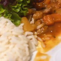 Gulasch  at Gasthof Hotel zum Älblerstüble in Laichingen