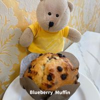 Blueberry muffin  at Flourish Cafe 繁荣素食咖啡厅 in West Singapore