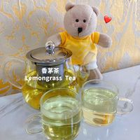 Lemongrass tea at Flourish Cafe 繁荣素食咖啡厅 in West Singapore