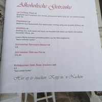 Getränke at Blumencafé Rügen in Wiek