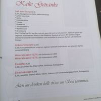 Getränke at Blumencafé Rügen in Wiek