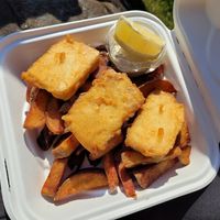 Tofish & Chips at The Hungry Gull in Isle Of Skye