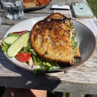 Vegan haggis toastie   at The Hungry Gull in Isle Of Skye