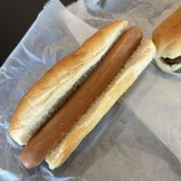 fake meat hot dog!!!!!!   at IKEA in Orlando