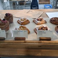 Some of the pastries at Docker Bakery in Folkestone