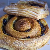 Pastries at Docker Bakery in Folkestone