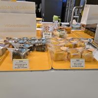 Baked goods at Vegan Veganing in Seoul