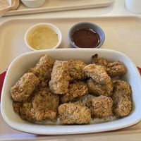 Fried chicken at Vegan Veganing in Seoul