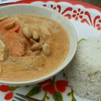 Vegan chicken massaman curry at Zaap Thai Street Food - Headingley in Leeds