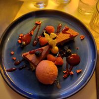 Dessert at Sæta Svínið Gastropub in Reykjavik