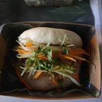Vegan bao at Pink Flamingo in Athens