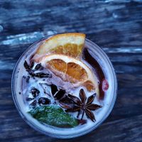 Alcohool-vrij gluwijn at Vegan Food Tour Utrecht in Utrecht