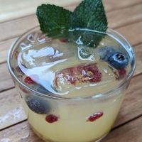 non-alcoholic drink from Gys at Vegan Food Tour Utrecht in Utrecht