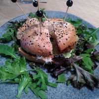 Delicious burger at Vegan Food Tour Utrecht in Utrecht
