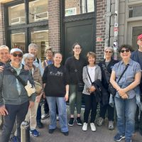 Veg Jaunts and Journeys vegan tour of Netherlands/Belgium. Utrecht was our first stop.   at Vegan Food Tour Utrecht in Utrecht