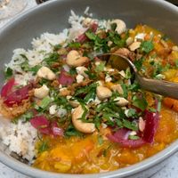 Curry at The Drunky Stork Social Club in Strasbourg