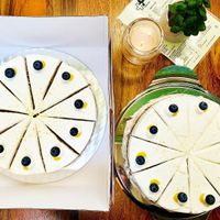 very good elderflower lemon curd cake at First Eet in Arnhem