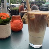 vegan iced Latte   at First Eet in Arnhem