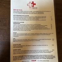 De kaart  at First Eet in Arnhem