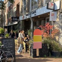 Outside/terrace  at First Eet in Arnhem