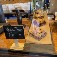 Vegan jam bar in the case  at Sunbird Cape Cod in Orleans