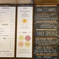 Specials. Nothing vegan    at Sunbird Cape Cod in Orleans