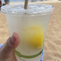 Fresh squeezed lemonade  at Puka Dog in Koloa