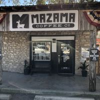 Exterior (patio is on the right)  at Mazama Coffee Co in Dripping Springs