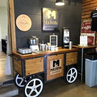 Serving station  at Mazama Coffee Co in Dripping Springs