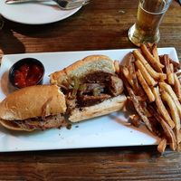 Vegan beyond sausage sub at Pines Public House & Eatery in Berlin