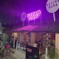   at Pizza Papi in Tulum