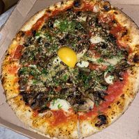 funghi  at Pizza Papi in Tulum