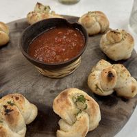 Garlic knots  at Pizza Papi in Tulum