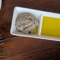 Black bean hummus with olive oil at Havana in Bar Harbor
