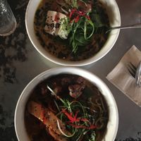 Curry - Top and Kimchi - Bottom  at Freesoulcaffe in Tustin