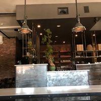 Looking at the kitchen from inside at Freesoulcaffe in Tustin